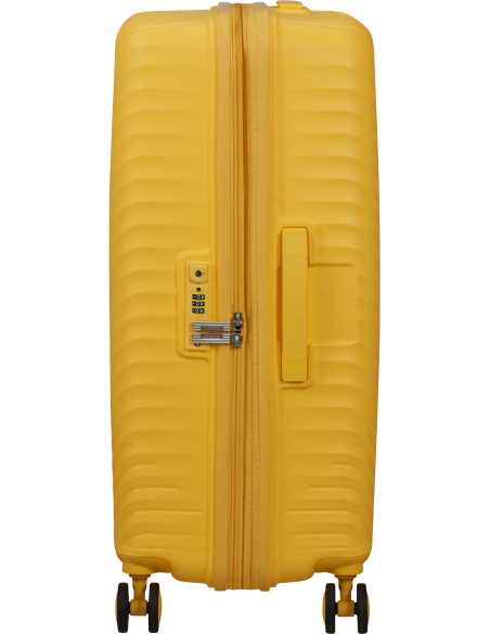 Valise soute extensible 68 cm American Tourister Diablast Digital Yellow, vue de profil