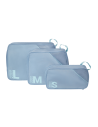 3 organisateurs Packing Cubes American Tourister Stone Blue/Blue, référence 159211-A922