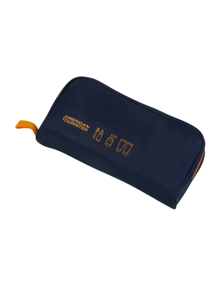 5 pochettes Packing Organisers American Tourister Navy/Orange, poche pour câbles