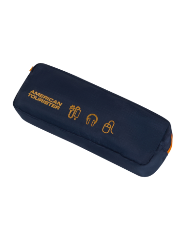 5 pochettes Packing Organisers American Tourister Navy/Orange, trousse de toilette