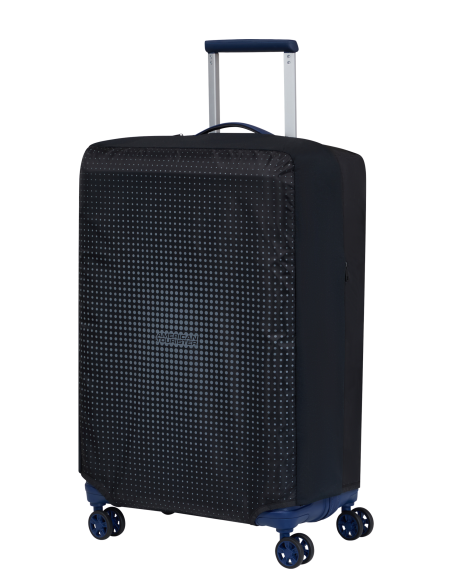 Housse valise M Luggage Cover American Tourister Noir/Gris, référence 159212-1062