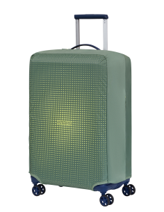 Housse valise M Luggage Cover American Tourister Olive/Lime, référence 159212-A920
