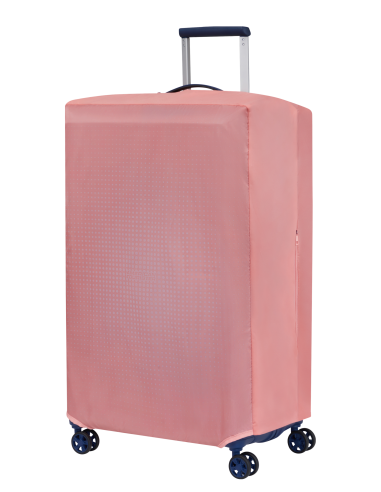 Housse valise L Luggage Cover American Tourister Pink/Mauve, référence 159213-A919