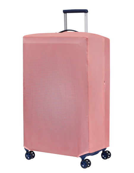 Housse valise L Luggage Cover American Tourister Pink/Mauve, référence 159213-A919