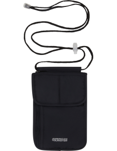 Pochette RFID Neck Pouch American Tourister Noir, référence 160376-1041