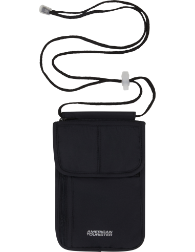 Pochette RFID Neck Pouch American Tourister Noir, référence 160376-1041