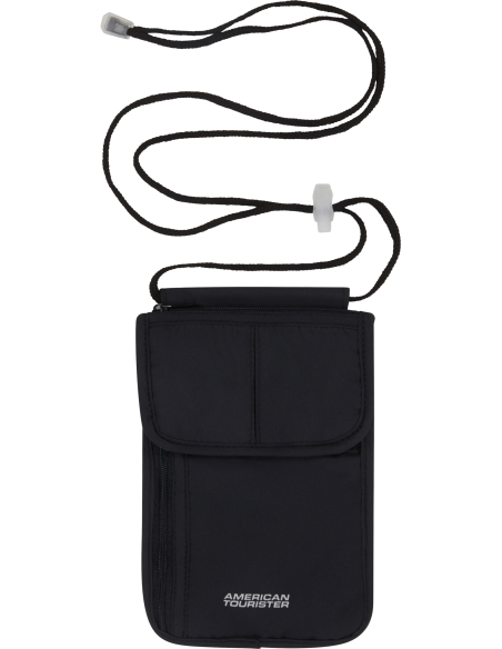 Pochette RFID Neck Pouch American Tourister Noir, référence 160376-1041