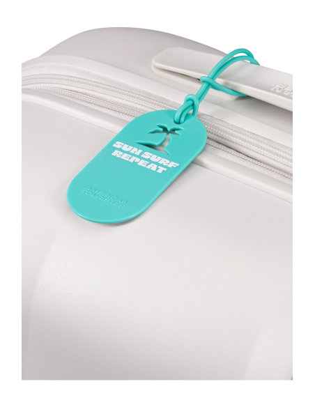 Étiquettes Fun Tags American Tourister Sun Surf Repeat, étiquette fixée à une valise
