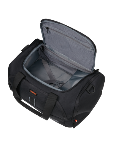 Sac de voyage cabine American Tourister At Work Nxt Noir, compartiment principal ouvert