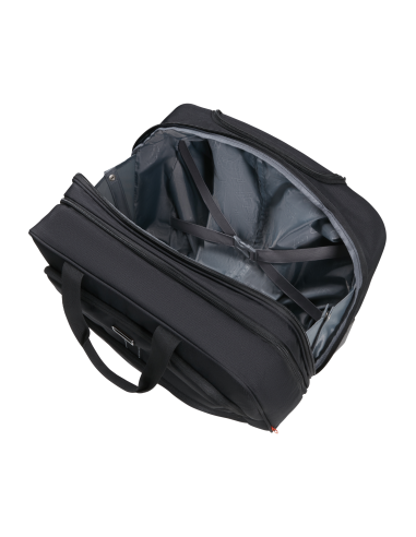 Pilot case 2 roues 15,6 pouces American Tourister At Work Nxt Noir, compartiment principal ouvert
