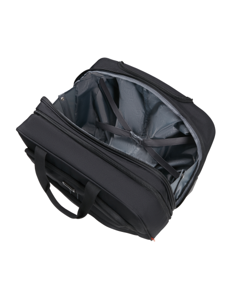 Pilot case 2 roues 15,6 pouces American Tourister At Work Nxt Noir, compartiment principal ouvert