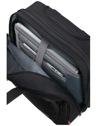 Pilot case 2 roues 15,6 pouces American Tourister At Work Nxt Noir, compartiment ordinateur et tablette