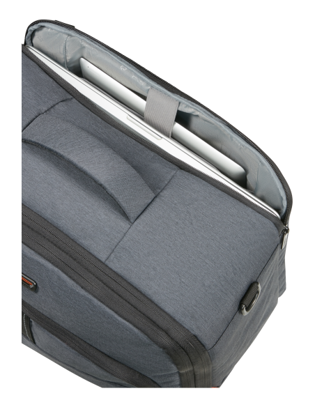 Sac cabine 3-Way 15,6 pouces American Tourister At Work Nxt Grey Melange, compartiment ordinateur et tablette