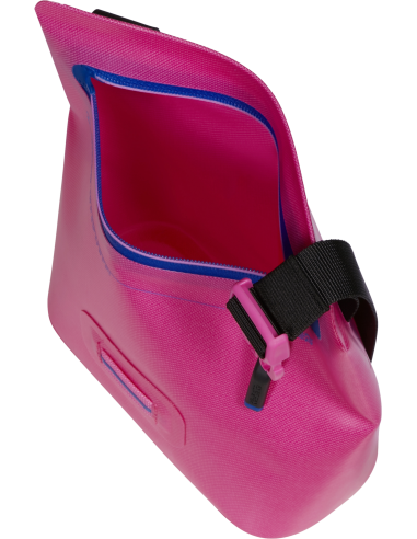 Sac épaule S American Tourister Colourdry Electric Fuchsia, compartiment principal ouvert