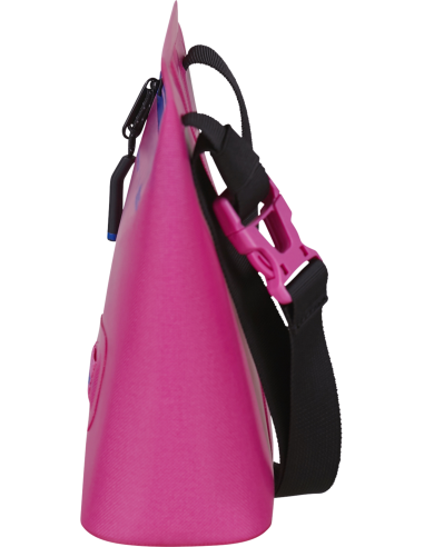 Sac épaule S American Tourister Colourdry Electric Fuchsia, vue de profil