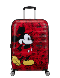 Valise soute 67 cm American Tourister Disney Wavebreaker Mickey Comics Red, référence 152581-6976