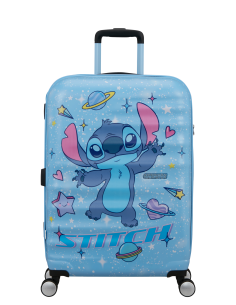 Valise soute 67 cm American Tourister Disney Wavebreaker Stitch Universe, référence 152581-B058