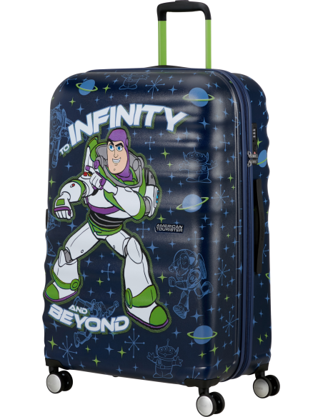 Valise soute 77 cm American Tourister Disney Wavebreaker Buzz Lightyear, vue de trois quarts