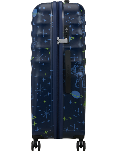Valise soute 77 cm American Tourister Disney Wavebreaker Buzz Lightyear, vue de profil
