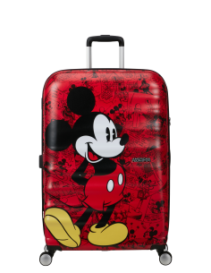 Valise soute 77 cm American Tourister Disney Wavebreaker Mickey Comics Red, référence 152584-6976