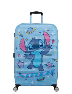 Valise soute 77 cm American Tourister Disney Wavebreaker Stitch Universe, référence 152584-B058
