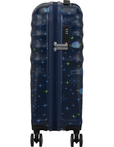 Valise cabine 55 cm American Tourister Disney Wavebreaker Buzz Lightyear, vue de profil