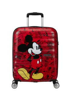 Valise cabine 55 cm American Tourister Disney Wavebreaker Mickey Comics Red, référence 152579-6976