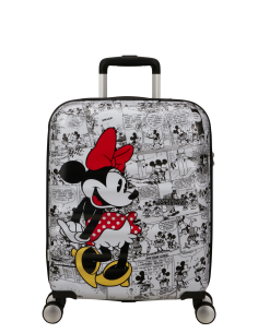 Valise cabine 55 cm American Tourister Disney Wavebreaker Minnie Comics White, référence 152579-7484