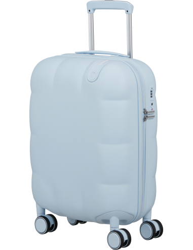 Valise cabine 55 cm American Tourister Dreami Blue Dream, vue de trois quarts