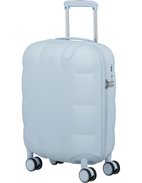 Valise cabine 55 cm American Tourister Dreami Blue Dream, vue de trois quarts
