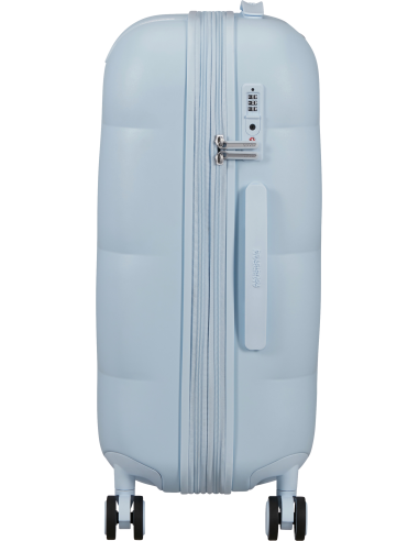 Valise soute extensible 67 cm American Tourister Dreami Blue Dream, vue de profil