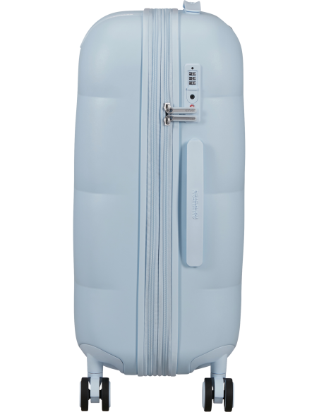 Valise soute extensible 67 cm American Tourister Dreami Blue Dream, vue de profil