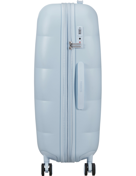 Valise soute extensible 77 cm American Tourister Dreami Blue Dream, vue de profil