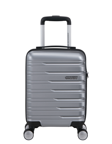Valise sous-siège 45 cm roues amovibles American Tourister Flashline Sky Silver, référence 160221-6260