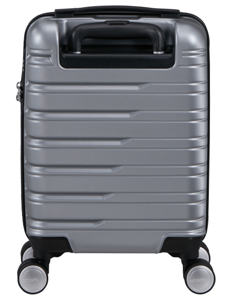 Valise sous-siège 45 cm roues amovibles American Tourister Flashline Sky Silver, vue arrière
