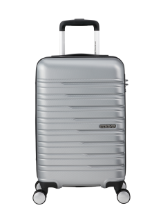 Valise cabine 55 cm largeur 35 cm American Tourister Flashline Sky Silver, référence 153340-6260