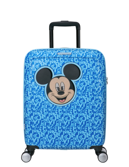 Valise cabine 55 cm American Tourister Funlight Disney Mickey Lenticular Blue, référence 122089-A638