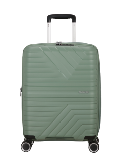 Valise cabine extensible 55 cm American Tourister Flytwist Botanic Green, référence 155265-1128