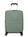 Valise cabine extensible 55 cm American Tourister Flytwist Botanic Green, référence 155265-1128