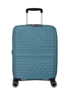 Valise cabine extensible 55 cm American Tourister Flytwist Storm Blue, référence 155265-1831