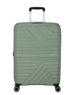 Valise soute extensible 67 cm American Tourister Flytwist Botanic Green, référence 155266-1128