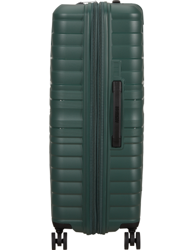 Valise soute extensible 78 cm American Tourister Flytwist Afterdark Pine, vue de profil