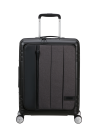 Valise cabine extensible 55 cm American Tourister Hello Cabin Grey Melange, référence 149416-8412