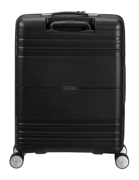 Valise cabine extensible 55 cm American Tourister Hello Cabin Grey Melange, vue arrière
