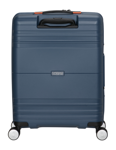 Valise cabine Coated 55 cm American Tourister Hello Cabin Navy/Orange, vue arrière