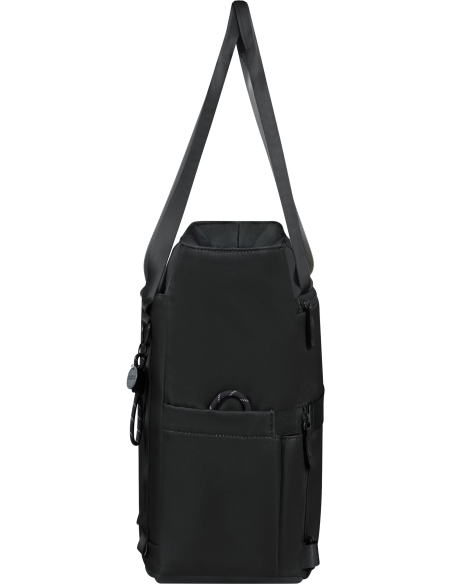 Cabas PC 14,1 pouces American Tourister Minima Noir, vue de profil