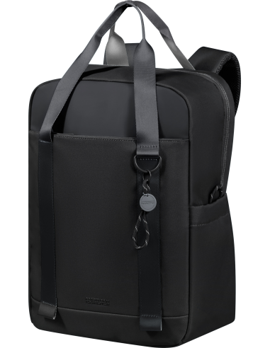 Sac à dos PC M 15,6 pouces American Tourister Minima Noir, vue de trois quarts
