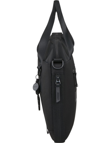 Sacoche PC extensible 15,6 pouces American Tourister Minima Noir, vue de profil