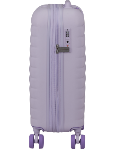 Valise cabine extensible 55 cm American Tourister Neovibe Fresh Lilac, vue de profil