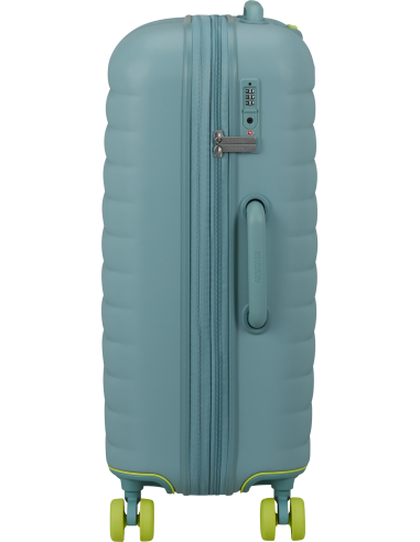 Valise soute extensible 67 cm American Tourister Neovibe Muted Mint, vue de profil